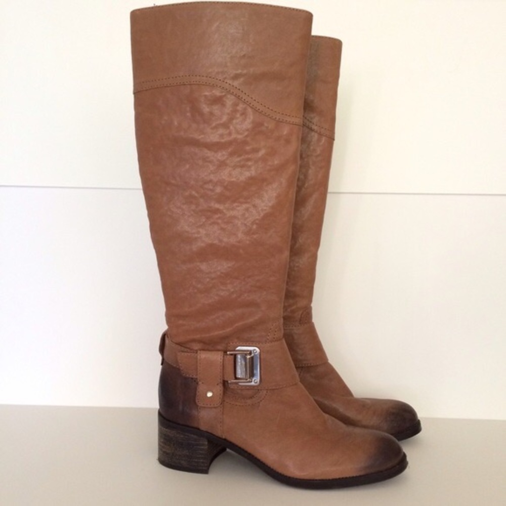 Vince Camuto Finella Knee-High Boot (Golden Brown)